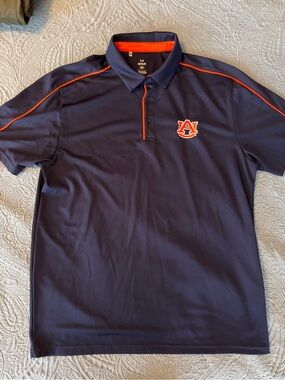 Under Armour Men's Auburn Navy Performance Polo size large